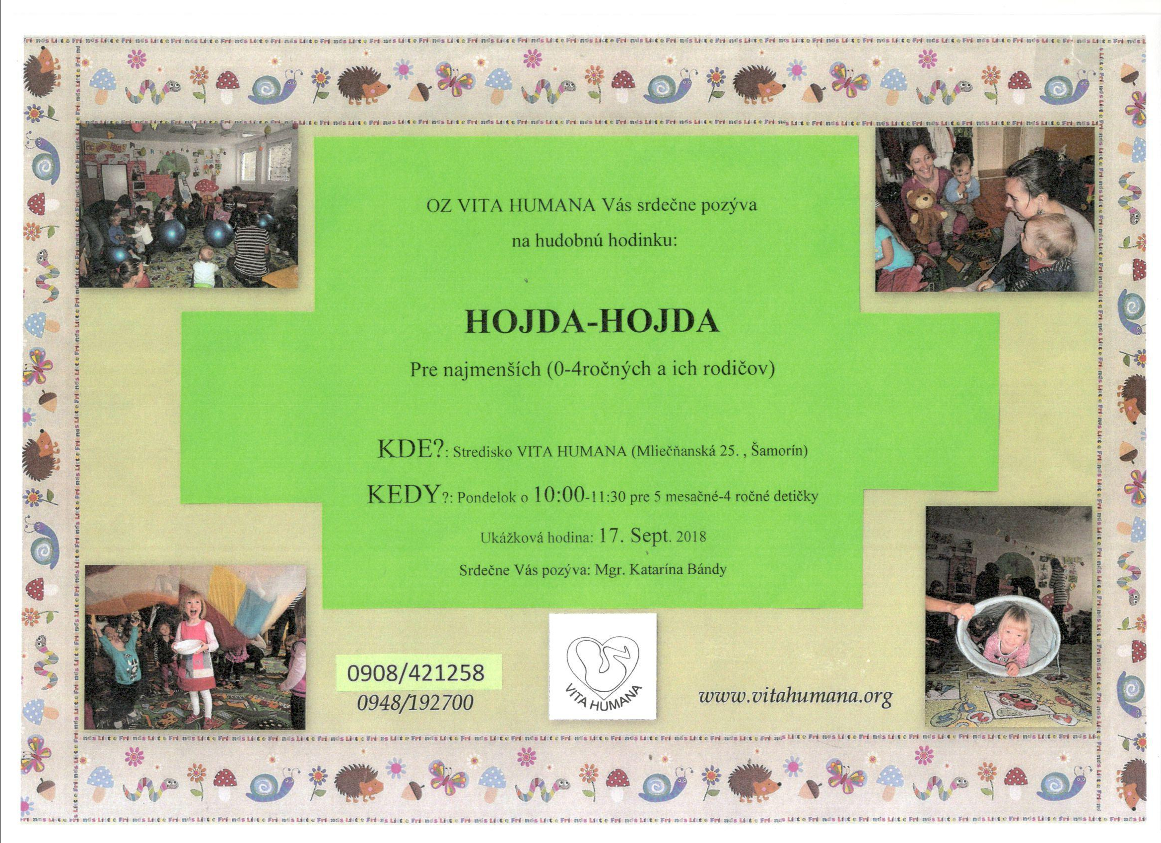 Plagát 2018 Hojda-hojda