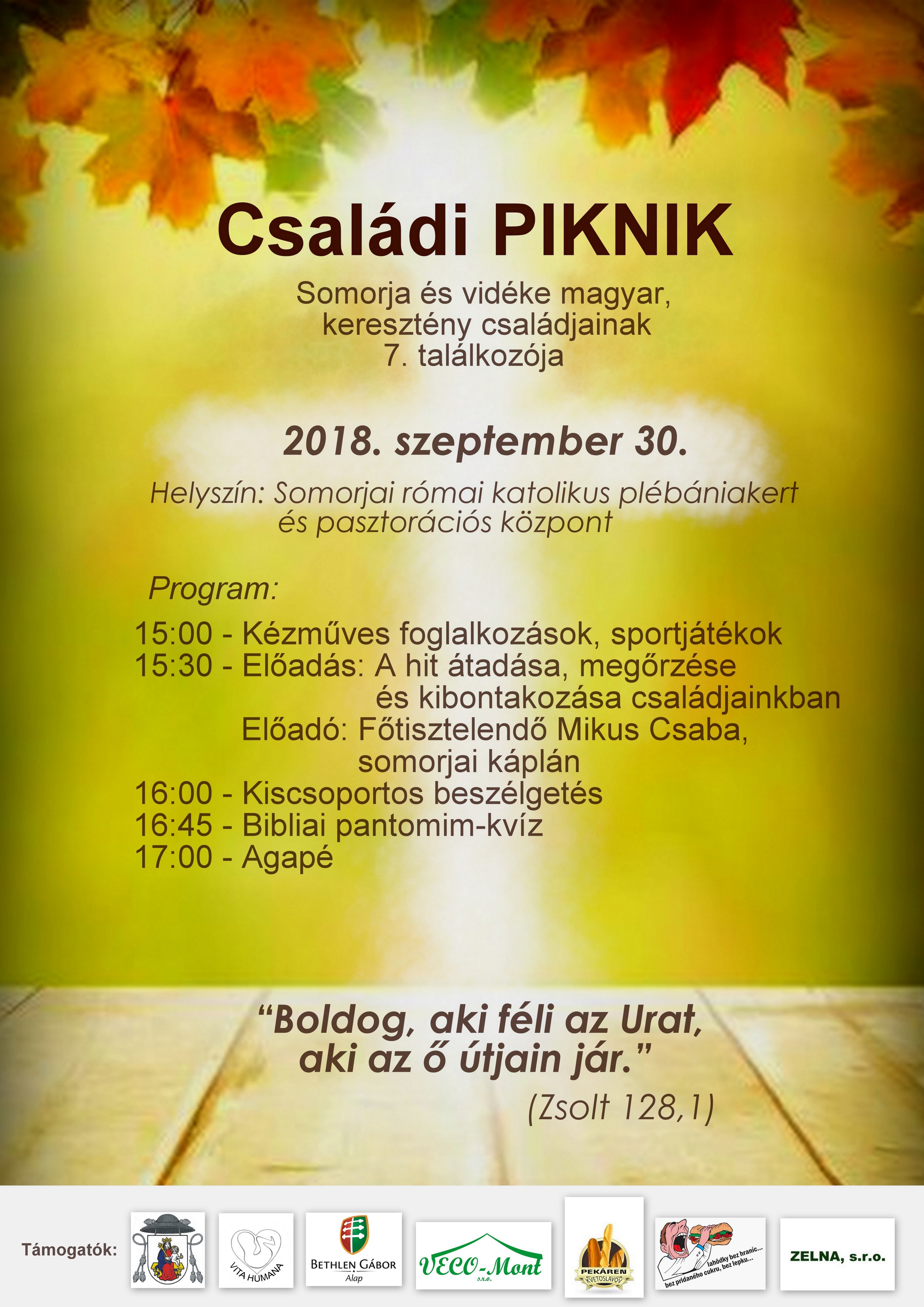 VII. Családi PIKNIK 2018. plak teljes